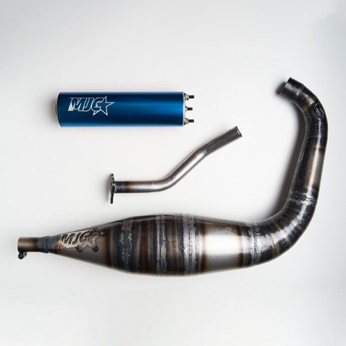 Marmitta Passaggio Basso MJC Exhaust 70/80cc - Minarelli Am6