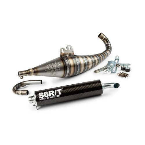 MARMITTA STAGE6 R/T MINARELLI 70CC MKII, SPILLO SMONTABILE, MONTABILE SOLO SU GRUPPO TERMICO STAGE6 R/T,