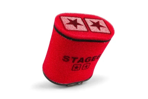 Filtro aria Stage6 Racing Double Layer ovale d.70mm rosso