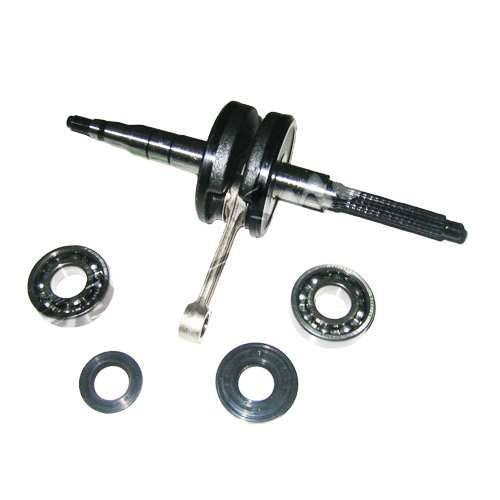 ALBERO MOTORE CON CUSCINETTI COMPLETO DR PIAGGIO GILERA 50CC 2T