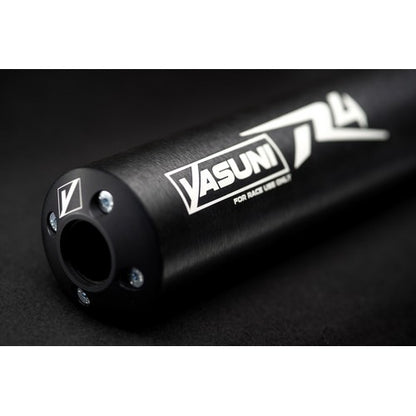 Marmitta Yasuni R4 2023 passaggio basso - silenziatore ALLUMINIO CNC NERO - PER AM6