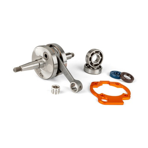 KIT ALBERO MOTORE STAGE6 HPC CORSA 45MM BIELLA 90MM + BASETTA PER MINARELLI AM6 (LEGGI DESCRIZIONE)