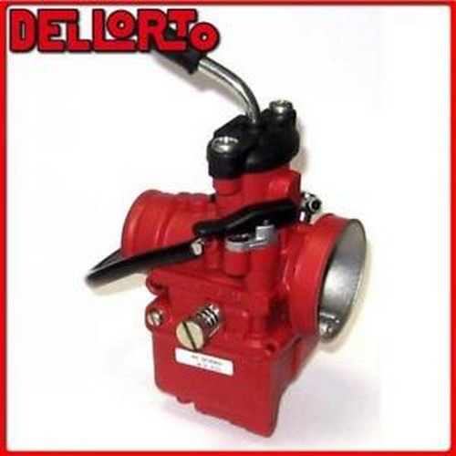 CARBURATORE DELLORTO VHST 28 BS 2T ARIA MANUALE UNIVERSALE SCOOTER / MOTO -RED RACING