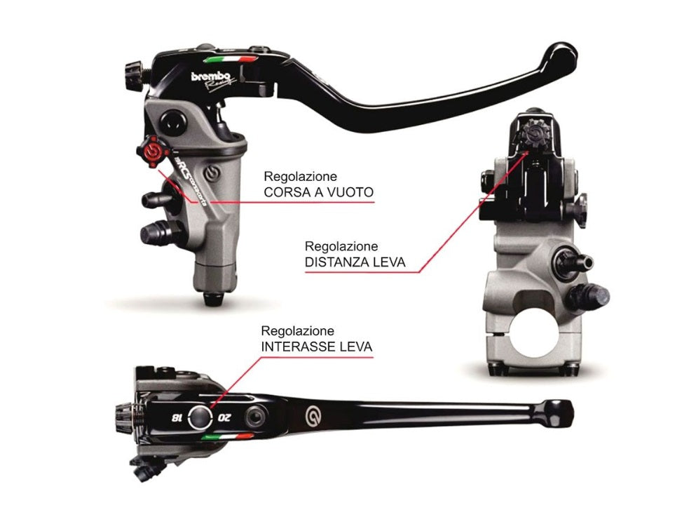 Brembo RCS 17 corsacorta pompa freno anteriore radiale