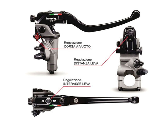 Brembo RCS 17 corsacorta pompa freno anteriore radiale