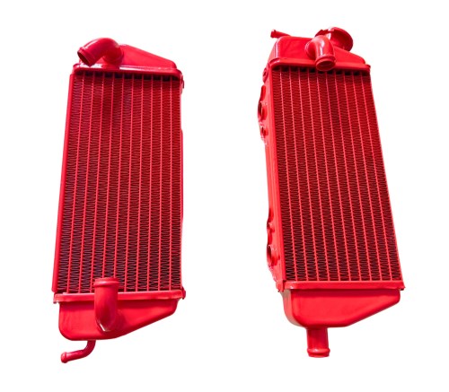 COPPIA RADIATORI - YAMAHA DT 50CC TUTTI I MODELLI - ROSSO