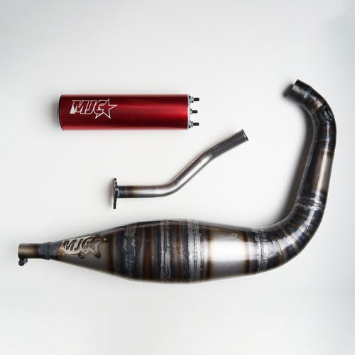 Marmitta Passaggio Basso MJC Exhaust 70/80cc - Minarelli Am6