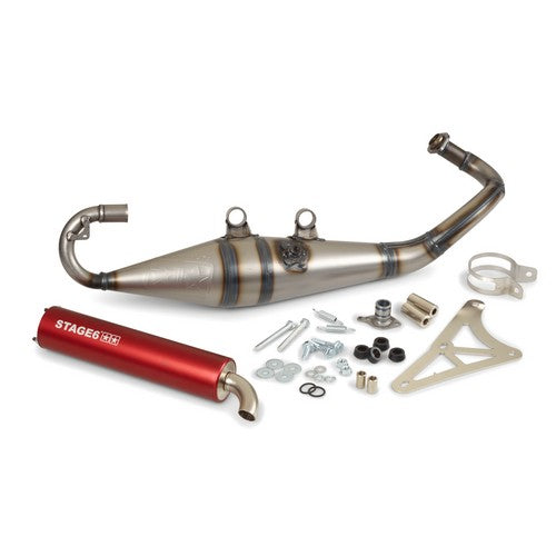 MARMITTA STAGE6 PRO REPLICA MKII ROSSO SCOOTER PIAGGIO / GILERA 2T TUTTI I MODELLI