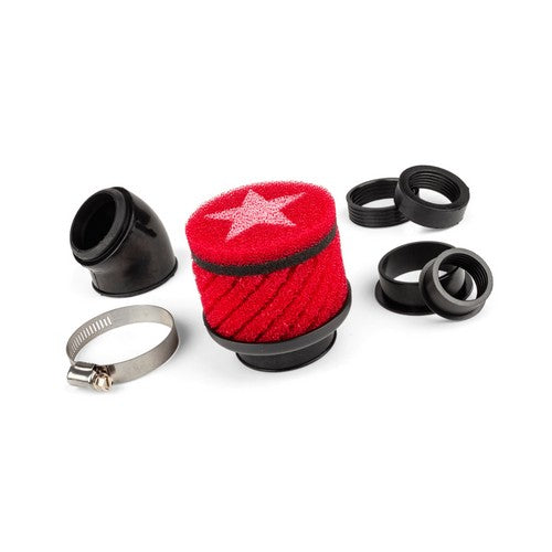 FILTRO ARIA STAGE6 RACING ROSSO - IMBOCCHI 28mm / 35mm / 42mm e 45mm