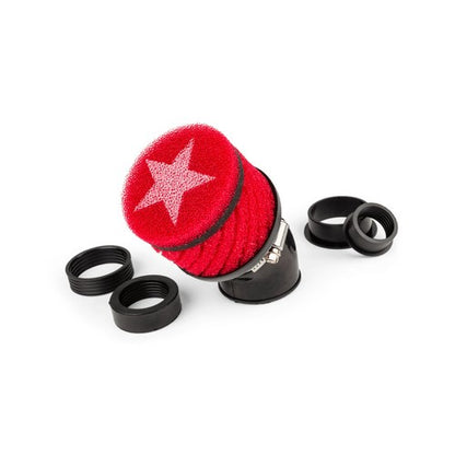 FILTRO ARIA STAGE6 RACING ROSSO - IMBOCCHI 28mm / 35mm / 42mm e 45mm