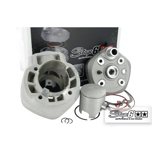 GRUPPO TERMICO STAGE6 RACING 70CC D.47,6 PIAGGIO H2O SP.12 ALLUMINIO MKII