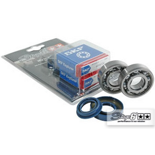 Cuscinetti Albero Motore Am6 Stage6 HQ, incl. Paraolio, 2x6204 C3 Gabbia in Metallo