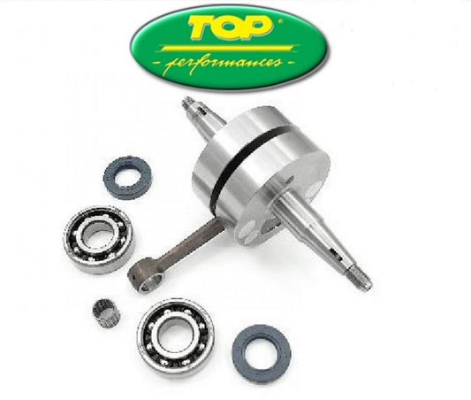 ALBERO MOTORE TOP TPR SPALLE PIENE DERBI D50B0 MOTORE PIAGGIO - CON CUSCINETTI E PARAOLI ALTA VELOCITA