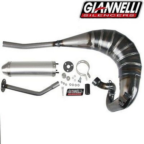 34641HF+34643HF MARMITTA GIANNELLI + SILENZIATORE IN CARBONIO X HM CRE 50 TUTTI I MODELLI DAL 2004 AL 2019 - OMOLOGATA
