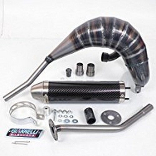 34641HF+34643HF MARMITTA GIANNELLI + SILENZIATORE IN CARBONIO X HM CRE 50 TUTTI I MODELLI DAL 2004 AL 2019 - OMOLOGATA